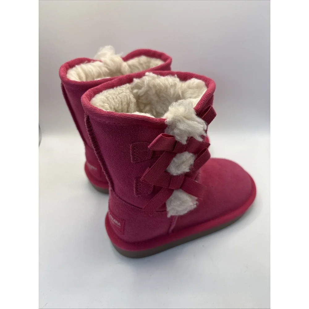 Koolaburra by UGG Girls' Victoria Short Boot Pink Sz 9  1090330 New  w/o‎ Box